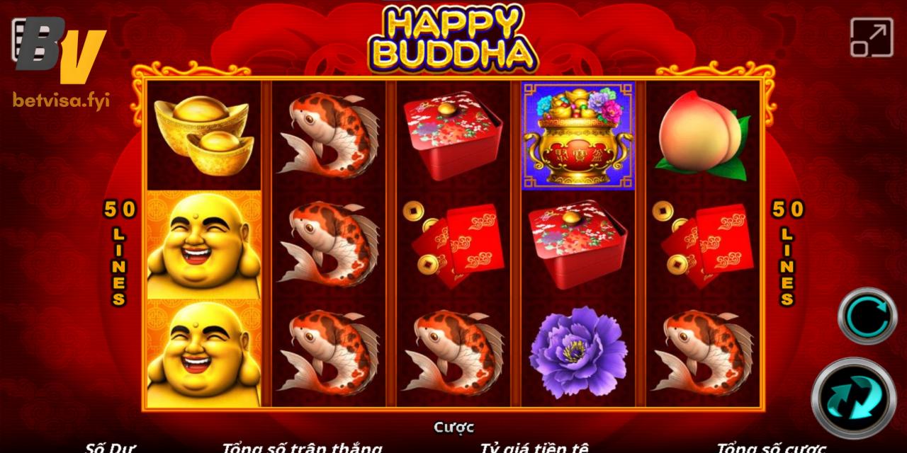 Không quá khó để người chơi chinh phục tựa game Happy Buddha